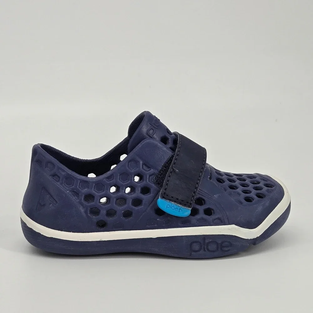 PLAE Mimo Waterproof Injection Molded Kids Water Shoes Navy Blue Size 8C